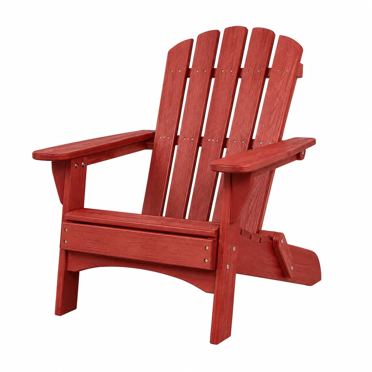 Adirondack Gartenstuhl 89 x 81 x 102 cm Holz Rot klappbar